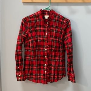 JCrew Factory Petite Plaid Shirt